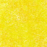 Floral Wave Batiks Yellow A