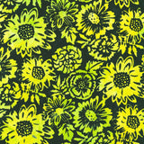 Bees and Flowers Batiks Grellow