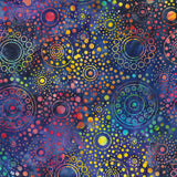 Dotted Batiks AMD-22656-62 Indigo