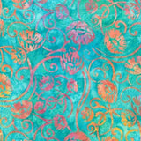 Graceful Batiks Turquoise A