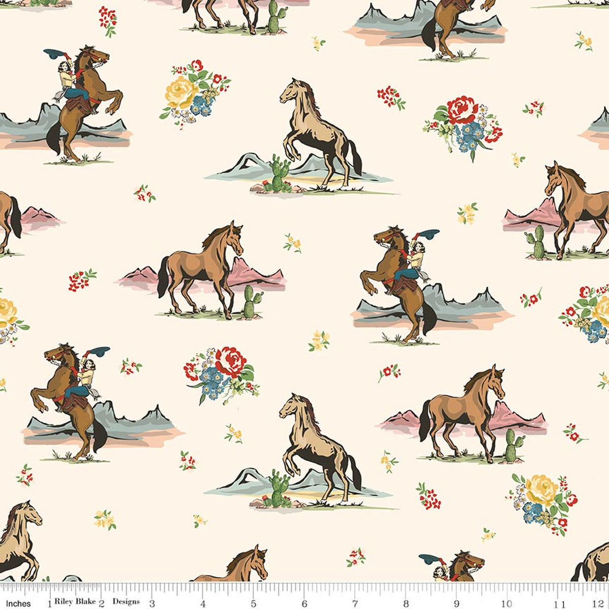 Cowgirl by Echo Park Paper Co. for Riley Blake Designs is great f
