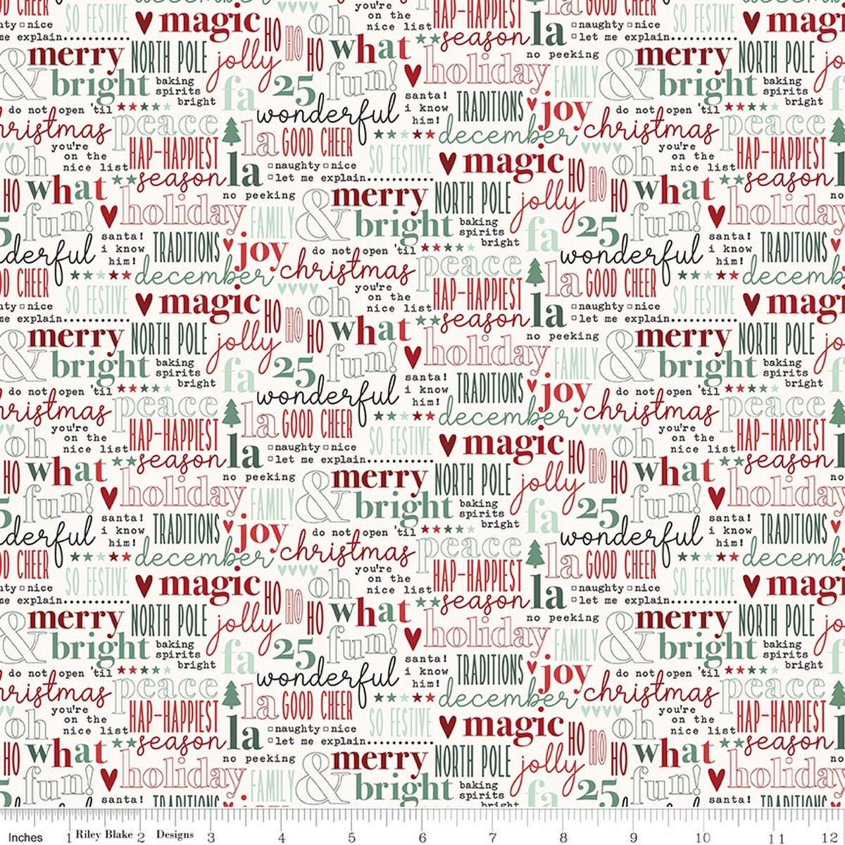 Evergreen Wishes by Traci Reed for Riley Blake Designs is great f