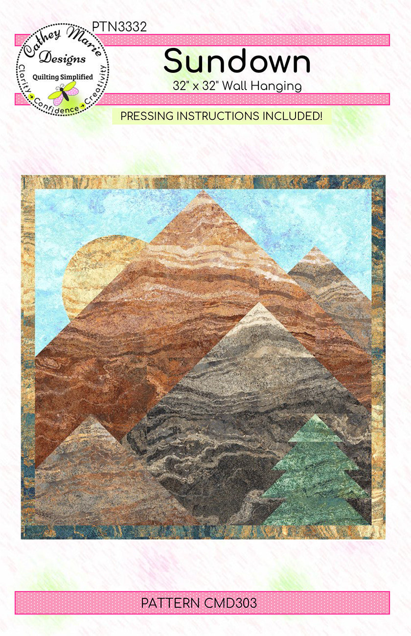32" x 32" Wall Hanging Pattern designed with Stonehenge Gradation