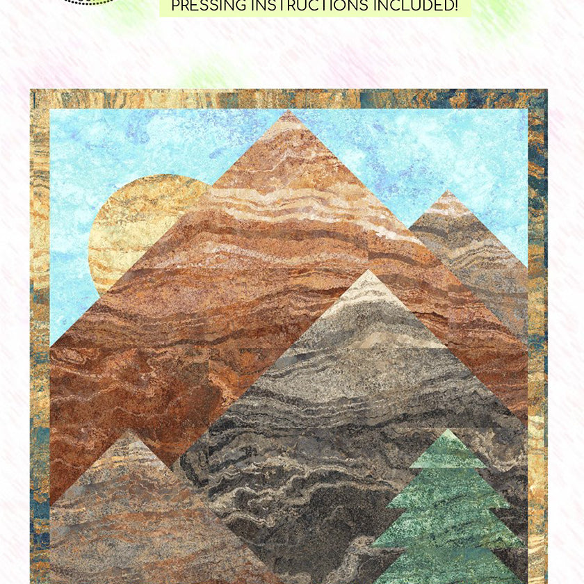 32" x 32" Wall Hanging Pattern designed with Stonehenge Gradation