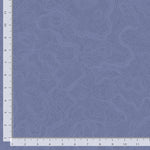 Denim blue tonal with topography map-style lines.