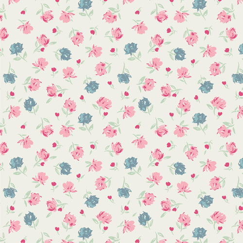 Discover Romantica, a sweet, shabby chic fabric set that brings a