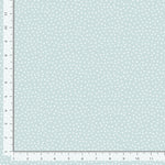Light blue background with soft dots.