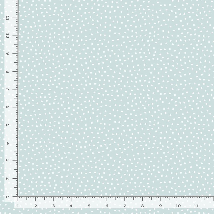 Light blue background with soft dots.