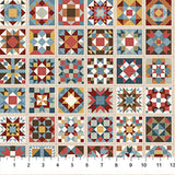Barn Quilts DP27317-12 Beige Multi Skinny Bolt