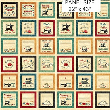 Stitchin' Stonehenge DP28342-12 Quilt Label Panel