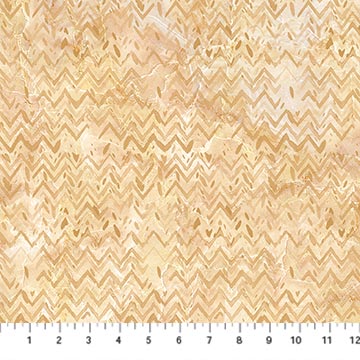 Cream and tan chevron pattern.