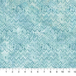 Teal and turquoise chevron pattern.
