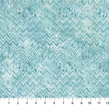 Teal and turquoise chevron pattern.