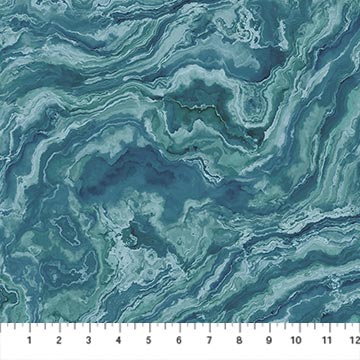 Blue and teal colored rock texture.