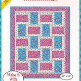 Create a charming lap quilt with the Brick Street pattern from Fa