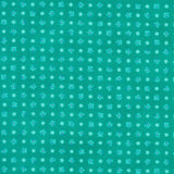 Jade green background with tiny turquoise flowers. 
Small prints