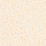Orange and white dots on a cream background.
Small prints, big i