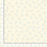 Cream background with soft gray bows.