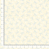Cream background with soft gray bows.
