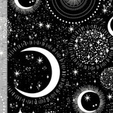 Glowing Moons and Stars CG7431-BLACK Black
