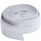 Fold-over Elastic Pewter