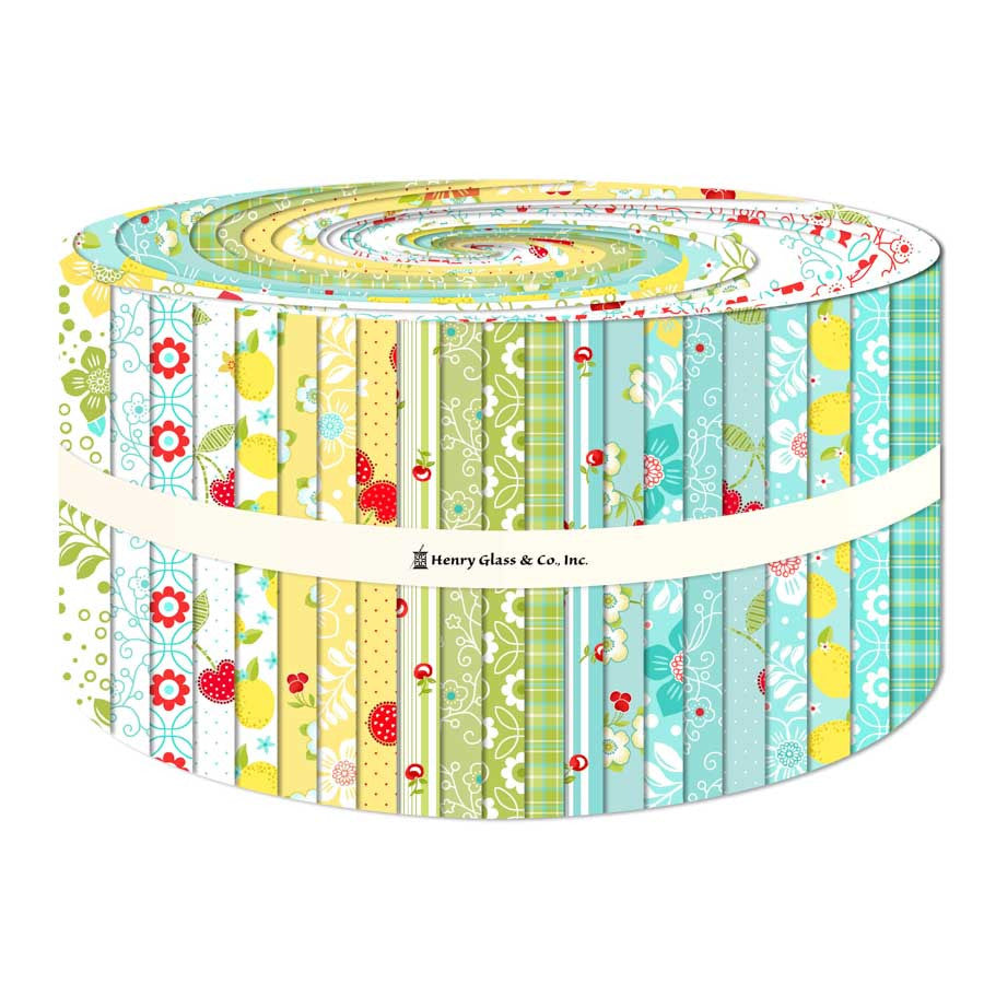 2.5" x WOF Strips
42 pieces 

Jubilee by Color Principle for H