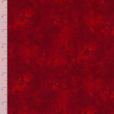 Bright red tone on tone with a dappled, textured look.