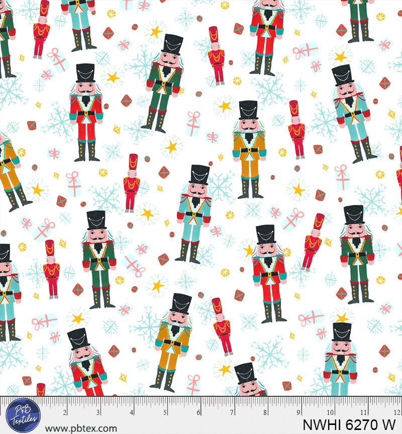 Nutcracker Whimsy by Rachel Hallquist is a collection that dances
