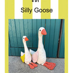 The Silly Goose by Woolly Petals is a charming stuffed goose. Pat
