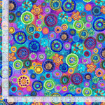 Abstract multicolored circles.
