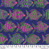 Kaffe Fassett Collective PWBM100.Blue Minnows Blue