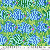Kaffe Fassett Collective - August 2025 PWBM100.Lime Minnows Lime
