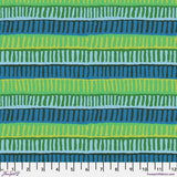 Kaffe Fassett Collective PWBM103.Green Zipper Stripe Green