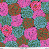 Kaffe Fassett Collective PWPJ133.Dark Picotee Carnations Dark