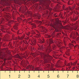 Bali Batik Handpaints Red Velvet D
