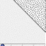 White tonal with geometric dots. Ramblings is a classic P&B Basic