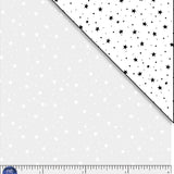White tonal with stars. Ramblings is a classic P&B Basic featurin
