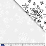 White tonal with snowflakes. Ramblings is a classic P&B Basic fea