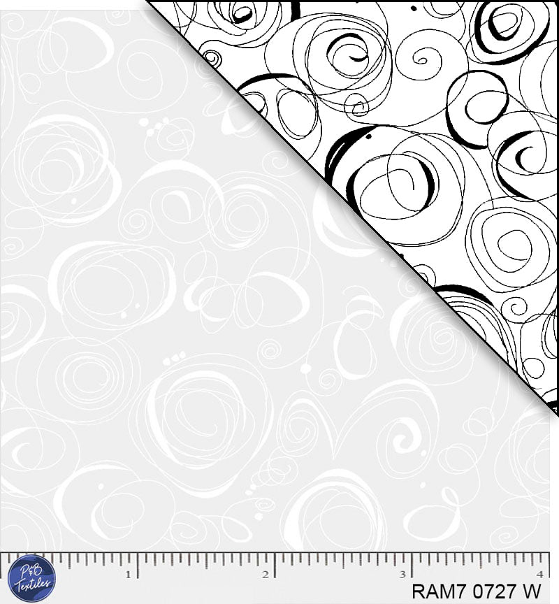 Ramblings is a classic P&B Basic featuring a plethora of white on