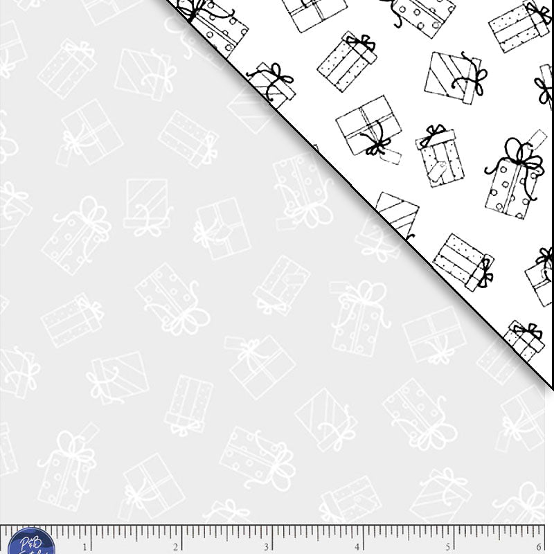 White tonal gift boxes on a white background, perfect for a subtl
