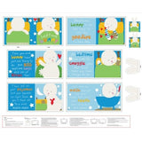 Huggable & Loveable XII 36" Book Panel - Bedtime Bunny
