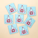 Quilty Hen woven labels 8pk