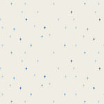 Soft ivory background with purple stars. Elevate your creations w