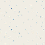 Soft ivory background with purple stars. Elevate your creations w
