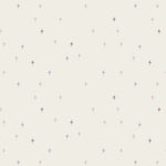 Soft ivory background with purple stars. Elevate your creations w