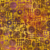Retro Rainbow Batiks Rust