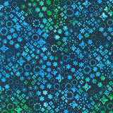 Retro Rainbow Batiks Ocean
