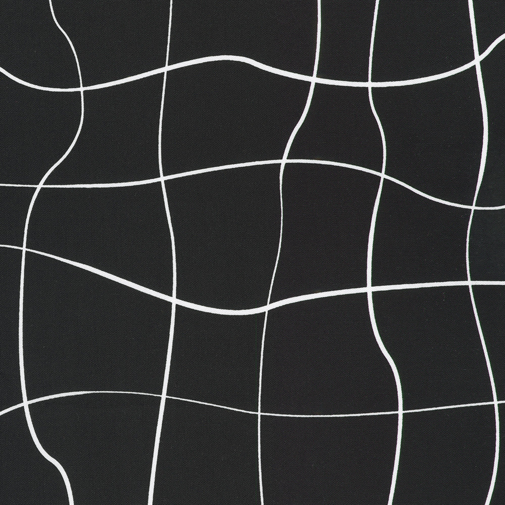 Inkwell by Robert Kaufman Fabrics is a brilliant black and white 