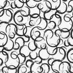 Inkwell by Robert Kaufman Fabrics is a brilliant black and white 