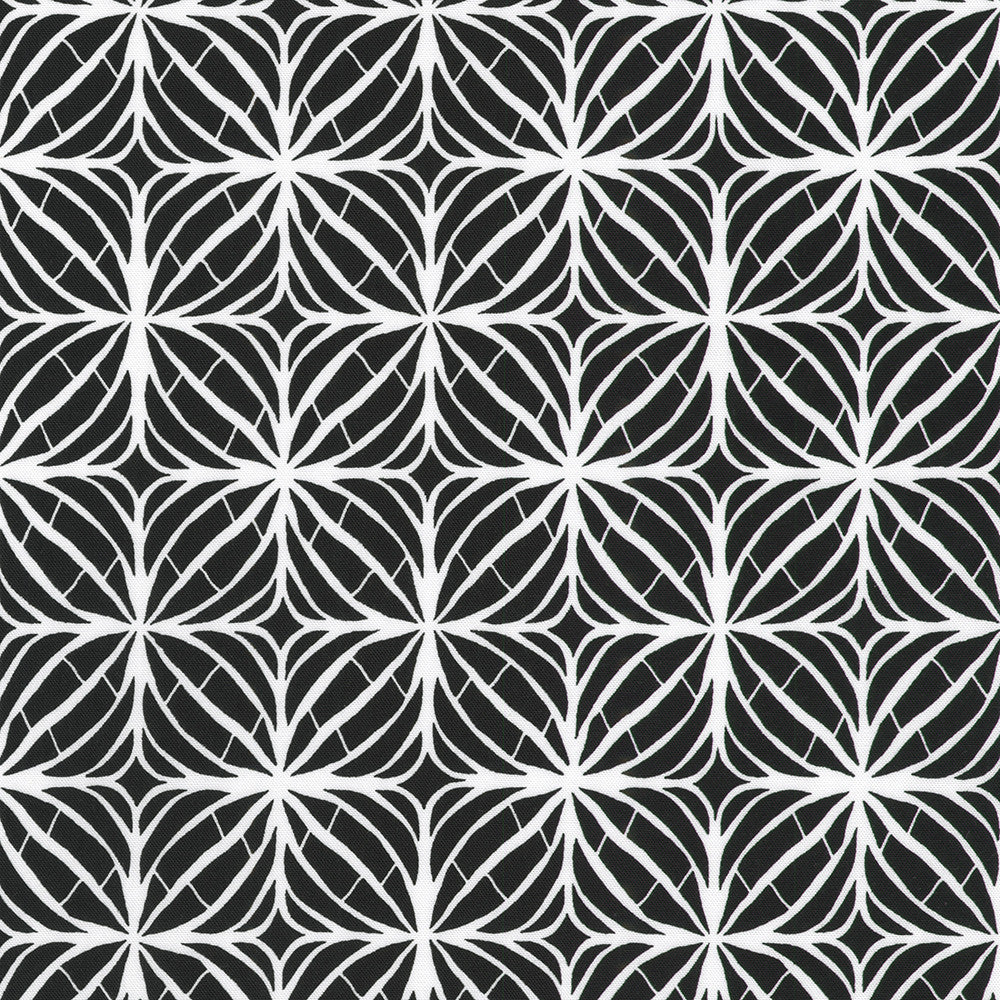 Inkwell by Robert Kaufman Fabrics is a brilliant black and white 